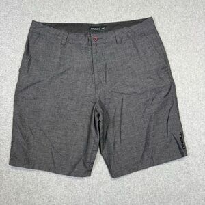 O'Neill Men's Size 36 Grey Bermuda Surf Style Shorts 10" inseam Casual Comfort